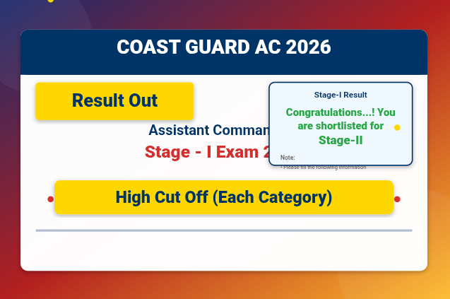 Indian Coast Guard AC 01/2026 Batch Final Result