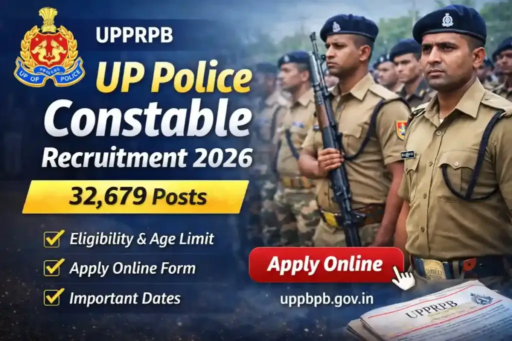UP Police Constable Recruitment 2026 Apply Online